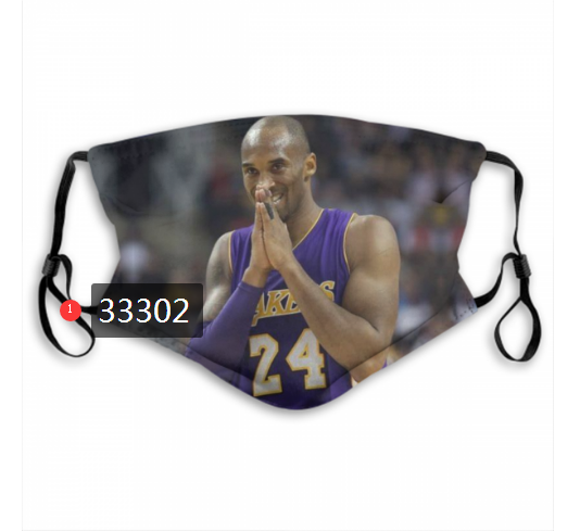 2021 NBA Los Angeles Lakers #24 kobe bryant 33302 Dust mask with filter